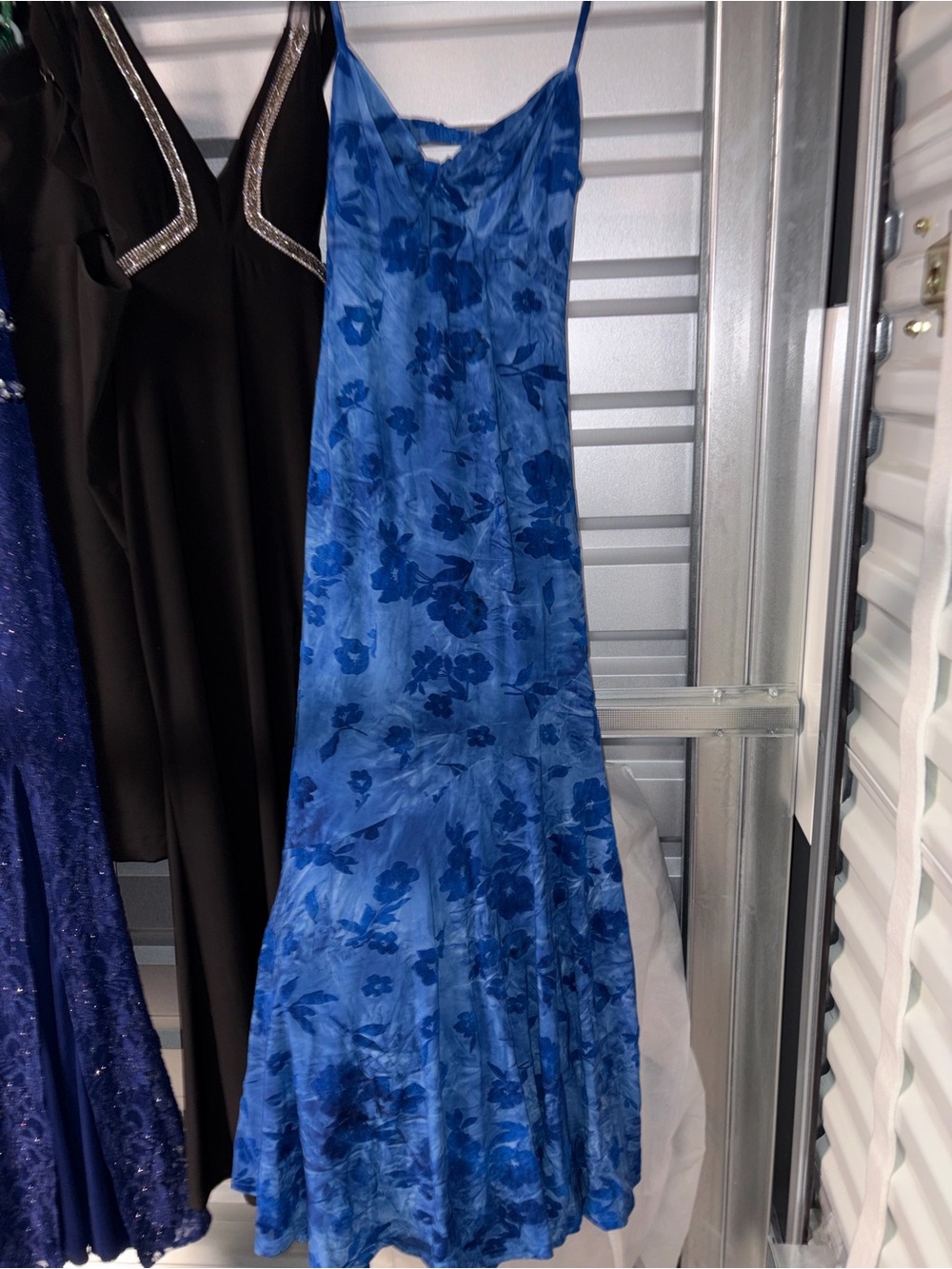 SOLD Hello Molly Blue Floral Maxi Dress - Picture 6 of 10